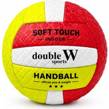 Double W Sports Soft Touch Mini Hentbol Topu 13 cm – Yumuşak Dokulu Salon ve Oyun Topu