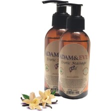 Luord-Store Adam & Eve Vanılla Massage Oil 2 Adet Vanilya Aromalı Vücut Masaj Yağı