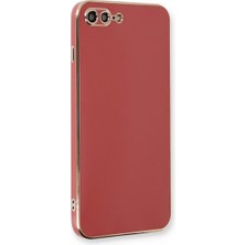 Aydogan's Apple Iphone 7 Plus Kılıf Volet Silikon - Kırmızı