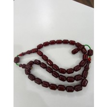 Zeyzun Usta Bilek Boy Efe Maskot Sıkma Kehribar Tespih 16X1 mm Kapsül Kesim