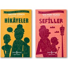 Türkiye İş Bankası Kültür Yayınları Türkiye Iş Bankası Kültür Yayınları Iş Çocuk Klasikleri Hikâyeler + Sefiller 2'li Kitap Seti | Anton Çehov & Victor Hugo | Kısaltılmış Metin | Çocuk Klasikleri