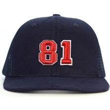 PataCute 81 Numara (Kabartmalı) Snapback Şapka