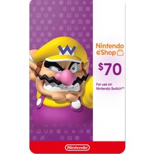 Nintendo Switch Nintendo Eshop Card 70 Usd Gift Card