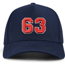 PataCute 63 Numara (Kabartmalı) Kalıplı Baseball Şapka