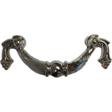 Pileli Store Pilelistore Dekoratif Zamak Üzümlü Kulp - 64MM, Nikel, 1 Adet