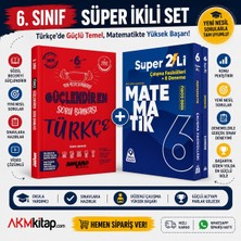 Akm Kitap Ankara Yayıncılık 6. Sınıf Türkçe Güçlendiren ve Örnek Akademi Süper Ikili Matematik Seti 2 Kitap