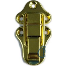 Pileli Store Pilelistore Sandık, Kutu Klipsi, Ön Kilidi - 72X40MM, Altın, 1 Adet