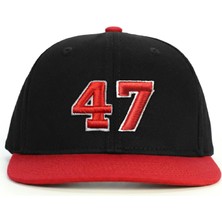 PataCute 47 Numara (Kabartmalı) Snapback Şapka
