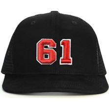 PataCute 61 Numara (Kabartmalı) Snapback Şapka
