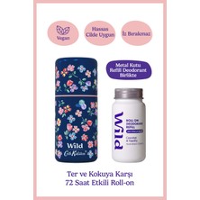 Wild Antiperspirant Roll On Cath Kidston Marble Ditsy Case & Coconut & Vanilla Refill Ter Önleyici 50 ml