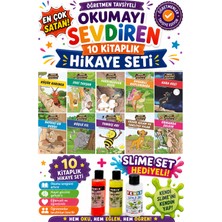 Ata Yayıncılık 3.sınıf Öğretmen Tavsiyeli Okumayı Sevdiren 48 Sayfa 10 Kitaplık Hikaye Seti-3 (Slime Set Hediyeli)