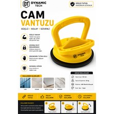 Dynamic Tech Tekli Vantuzlu Cam Taşıma Tutucu Seramik Fayans Granit Kaldırma Aparatı Vantuz