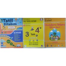Eser Tonguç Akademi 3 Ten 4 E Hazırlık Kitabı+Tudem  4.. Sınıfa Geşenler  Için Tatil  Kitabı   +Okuduğunu     Anlama Becerileri