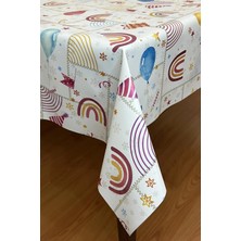 Pimula Home Pvc Elyaf Tabanlı Silinebilir Muşamba Masa ÖRTÜSÜ_PARTI_1187