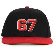 PataCute 67 Numara (Kabartmalı) Snapback Şapka