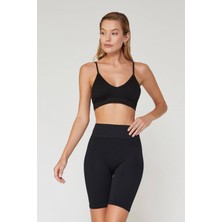 Asfaha Fashion Kadın Sporcu Büstiyer - Dikişsiz Esnek Fitilli Atlet