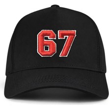 PataCute 67 Numara (Kabartmalı) Kalıplı Baseball Şapka