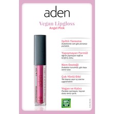 Luord-Store Aden Vegan Lipgloss - Vegan Dudak Parlatıcısı 03 Pink(Işıltılı Şeftali)