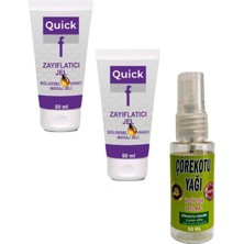 Luord-Store Quick Gel Masaj Bakım Kremi 50 Mlx 2 Ad+Çörek Otu Yağı 30 ml