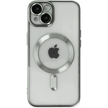 Aydogan's Iphone 14 Kılıf Kross Magneticsafe Kapak - Gümüş