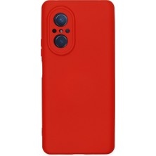 Luord-Store Nova 9 Se Kılıf Nano Içi Kadife Silikon - Kırmızı