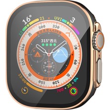 Luord-Store Watch 49MM Legend Camlı Kasa Ekran Koruyucu - Siyah-Gold