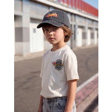 LC Waikiki Yeni Sezon Lcw Kids Beyaz Baskılı Erkek Çocuk Tişört Takım