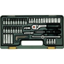Proxxon Endüstriyel Proxxon 230280 Cırcırlı Kollu 50 Parçalı Lokma ve Bits Takımı 1/4''