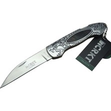 Magicool Cr 0124 Kamp Çakı 20 cm - Metal Desenli Sap, Kılıflı, Kutulu