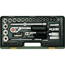 Proxxon Endüstriyel Proxxon 23286 Cırcır Kollu 65 Parçalı Lokma ve Bits Takımı 1/4'' ve 1/2''
