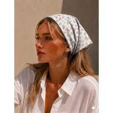 Eylülce Butik Kadın Bandana %100 Pamuk Yakmaz-Terletmez-Kaymaz Yazlık Bandana Fular