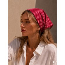 Eylülce Butik Kadın Bandana %100 Pamuk Yakmaz-Terletmez-Kaymaz Yazlık Bandana Fular