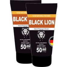 Luord-Store Black Lion 2 Adet 50 ml Men Booster Krem Erkeklere Özel Anlar Için Hareketlendirici Krem