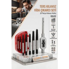 Creatividad Solutions Ters Kılavuz Seti (6 Parça) Kırık ve Yalama Vida Çıkarıcı Kolu 723239
