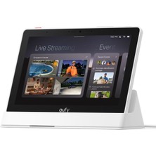 Eufy Security Eufy Akıllı Ekran, Akıllı Ev Hub'ı, 8" Kontrol Paneli, Eufy Güvenlik Cihazlarıyla Uyumlu, 1 Ekranda 4 Görünüm, Gerçek Zamanlı Mesajlar, Günlük Raporlar, Abonelik Yok, 1 Tıklamayla Kontrol