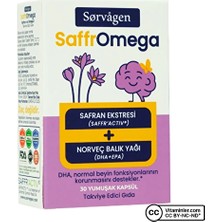 Sorvagen Saffromega 30 Kapsül