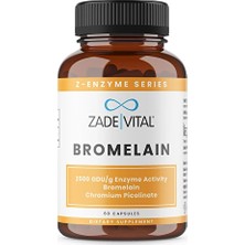 Zade Vital Bromelain 60 Kapsül