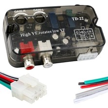 Magicvoice Td-22 Ayarlı Oto Deck Anfi Çevirici Remote Çıkışlı Gecikmeli High-Low Ses Dönüştürücü