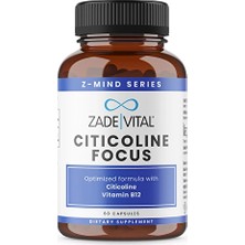 Zade Vital Citicolin Focus 60 Kapsül