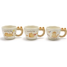 Zenvia 3D Kedi Figürlü Kupa Bardak ALK5036