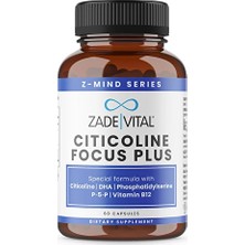 Zade Vital Citicolin Focus Plus Omega 3 60 Kapsül