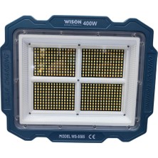 Zenvia Znv Wıson WS-5585 Çok Fonksiyonlu 3 Solar Panelli 400W Spot Aydınlatma ZNV2029
