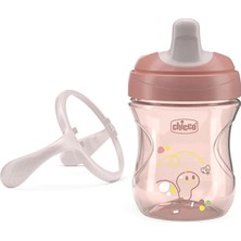 Chicco Yarı Yumuşak Uçlu Alıştırma Bardağı 6+ Ay 200 ml Kız