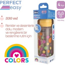 Chicco Perfect Easy Biberon Pp 330 ml Hızlı Akış-Kız (2 Adet)