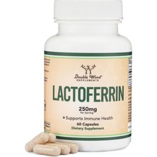 Double Wood (Özelsporcugıdaların'dan !!) Lactoferrin 250MG Per Serving (60 Capsules).usa.