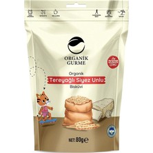 Organik Gurme Organik Tereyağlı Siyez Unlu Bisküvi 80 gr