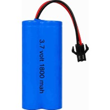 Orion 3.7 Volt 1800 Mah Uzaktan Kumandalı Araba Pili 14500 Li-On Siyah Soketli Oyuncak Araba Pili 2 Adet Aa Şarj Edilebilir Kalem Pil Boyutunda