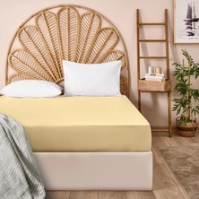 Matmel Soft King Size Lastikli Çarşaf - Açık Bej - 180X200 cm