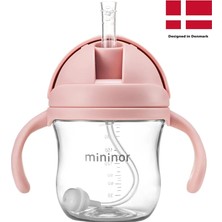 Minimor Tritan Alıştırma Bardağı 220 ml - Rose (4 Adet)