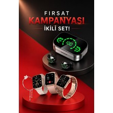 Toyigoo Yeni Nesil Kaliteli Akıllı Saat ve Kablosuz Bluetooth Kulaklık Yüksek Ses Kaliteli - Lisinya